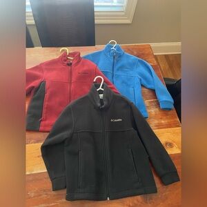 Columbia Kids Fleece Jackets Size 6-7, several available, price is for one